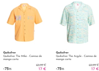 Quicksilver - Prendas con dto > 75%