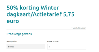 50% korting op Winter dagkaart voor reizen door heel Noord Holland