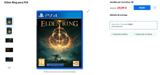Videojuego Elden Ring PS4 y Xbox Series por 29,99€