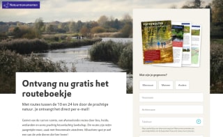 Gratis routeboekje met 10 lange afstandswandelingen van Natuurmonumenten