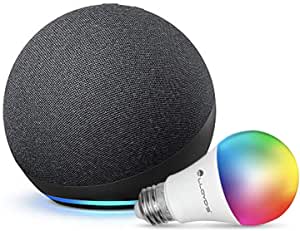 Nuevo Echo Alexa + Foco inteligente WiFi a $1,999 MXN en Amazon