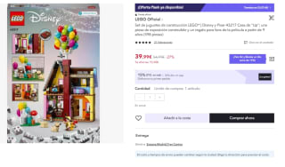 Lego Casa de “Up” de 598 Piezas por 27.99€