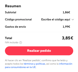 Kit adaptador de carga multifunción USB 60W Tipo C a C + MicroUSB + Lightning + USB A por solo 1,86€