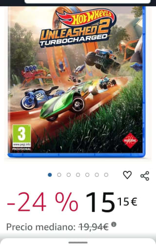 Juego Hot Wheels Unleashed 2 Turbocharged PS4 por 14,87€