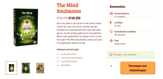 The Mind Soulmates voor €10 bij White Goblin Games