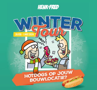 Gratis broodje hotdog op diverse bouwlocaties in Nederland (aanmelden!)