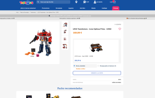LEGO Icons 10302 Optimus Prime por solo 169,99 €