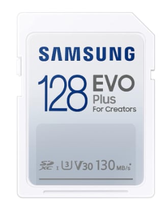 SAMSUNG EVO Plus Tarjeta SDXC de 128 GB por $223.22 en Amazon