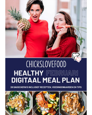 E-book Healthy februari digitaal meal plan voor €6,50 bij Chickslovefood