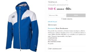 Chaqueta de Hombre Ternua Advance Jkt M - Shelltec Breathe por 149.99€