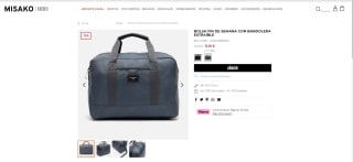 Clark bolsa fin de semana de hombre de Misako por 11,50€