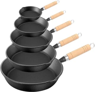 Juego de 5 Sartenes de Hierro ANTUVI por $512 en Amazon