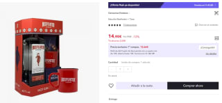 Estuche Beefeater + Taza por solo 10,43€