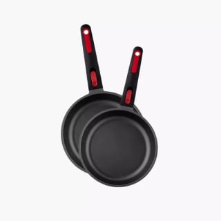 Monix In Out - Set Juego 2 Sartenes antiadherentes, Tamaño 20 y 24 cm, Aluminio Fundido por 36,95€