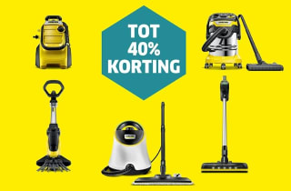 Tot 40% korting op geselecteerde Home & Garden en Professional producten bij Kärcher