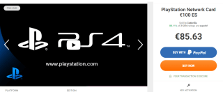 Tarjeta PSN de 100€ por 75€ - Kinguin