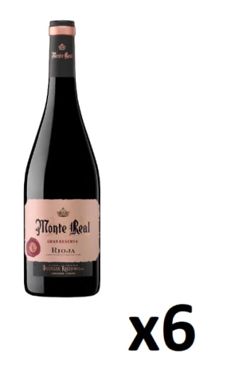 6 Botellas de Monte Real Gran Reserva 2018 por 44€