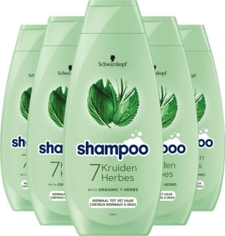 Schwarzkopf 7 Kruiden Shampoo 5x 400ml voor €5,98 bij Bol.com