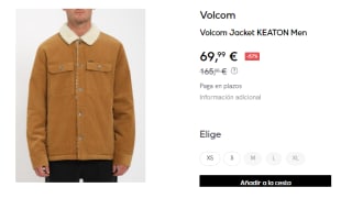 Chaqueta para Hombre Volcom Keaton por 69.99€
