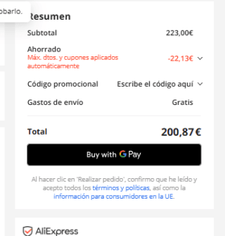 9 Códigos de cupones 11.11 AliExpress hasta 8'0€ descuento