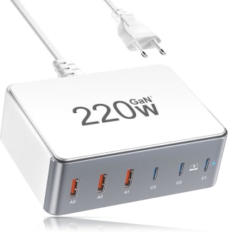 Cargador USB C Múltiple YSYFAD 6 Puertos Estación de Carga PD 65W por 23,99€