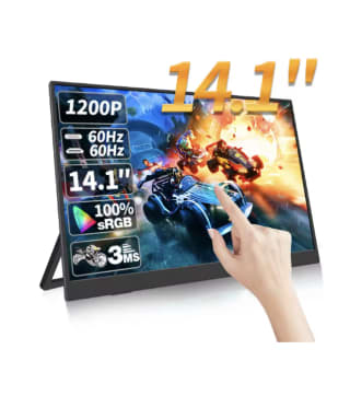 Monitor portátil con pantalla táctil 14,1 pulgadas por solo 50,27€