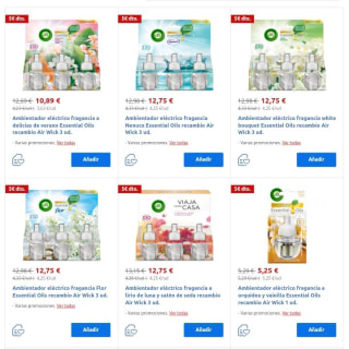 50% que vuelve Ambientadores.