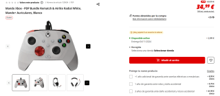 Mando Xbox PDP Bundle Rematch & Airlite Radial White + Auriculares por 34,99€