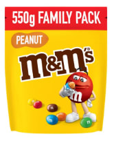 Paquets de chocolat M&M's peanuts family à 5€