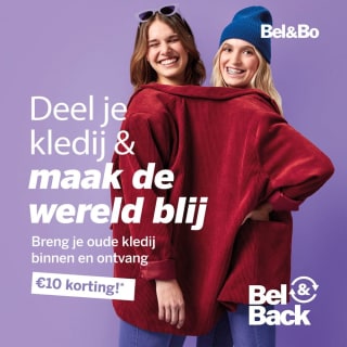 €10 korting op je aankoop bij binnenbrengen van je oude kledij