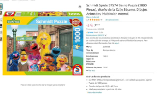 Schmidt Spiele 57574 Barrio Puzzle (1000 Piezas), diseño de la Calle Sésamo por 7,45€
