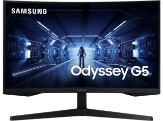 Monitor gaming Samsung Odyssey modelo LC27G55TQWRXEN, 27 pulgadas, Curvo, 1 ms, 144 Hz por 174€