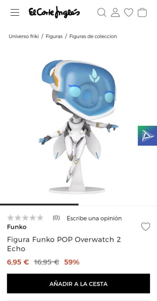 Funko Pop Overwatch 2 Echo por 6,95€.