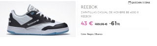 Zapatillas de Hombre Reebok BB 4000 II por 43€