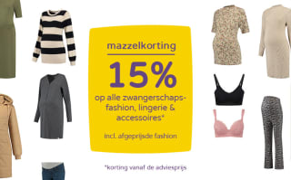 Prénatal Mega Mazzeldagen met diverse kortingen