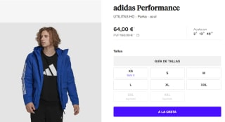 Chaqueta para Hombre adidas Performance UTILITAS HO por 57.6€