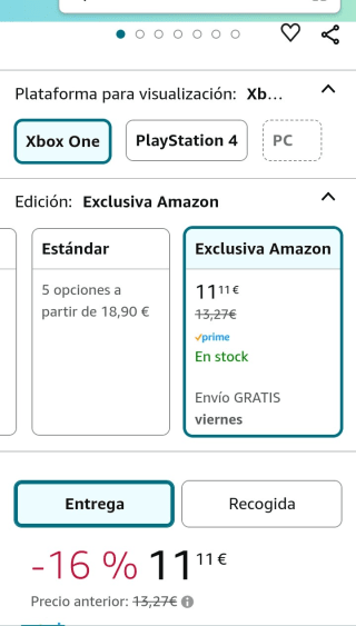 Marvel's Avengers Xbox Series X, Xbox One por 11,11€.