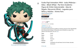 Figura Funko Pop Deku (Bkwhip) My Hero Academia Temporada 1 Y 2 por 6,95€