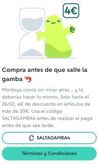 Nuevo cupón 4€ descuento en tus compras en Wallapop