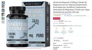 Citrato de Magnesio 2100mg por $216 en Amazon