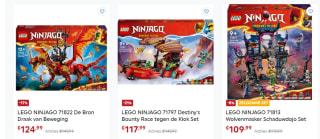 €10 korting op Lego Ninjago bij Smythstoys
