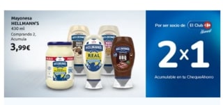 2×1 Acumulación Club en Carrefour.