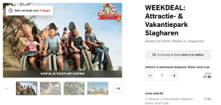 Tickets Ponypark Slagharen voor €17,50