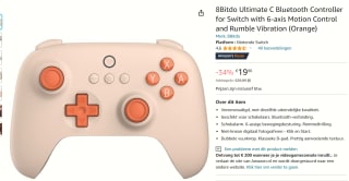 8BitDo Ultimate C Wireless Bluetooth Controller voor €19,90 bij Amazon