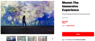 Tickets voor Monet: The Immersive Experience voor €12,80 via HLN