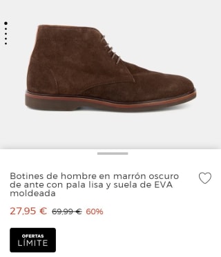 Recopilación Calzado Dustin para hombre.