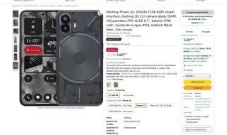 Nothing Phone 2 256GB 12GB RAM Glyph Interface por 549€