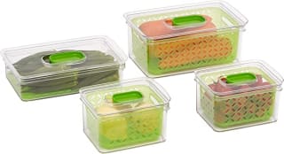 Juego de 4 recipientes de plástico sin BPA. Por 10,87€