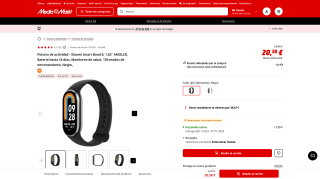 Pulsera de actividad Xiaomi Smart Band 8 por 20,58€