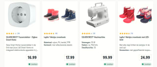 50% korting via de Lidl plus app op heel veel artikelen